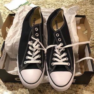 Black Converse Low Top Shoes